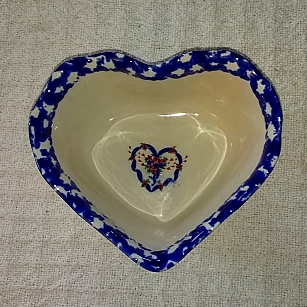 Heart shaped dish